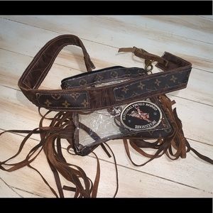 LV Clear NFR Fringe Purse